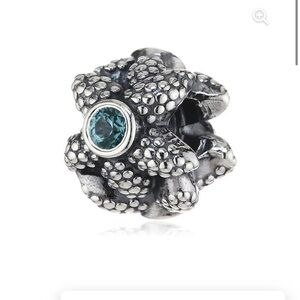 Sold Pandora Sterling Silver Sea Star Sparkling Starfish charm